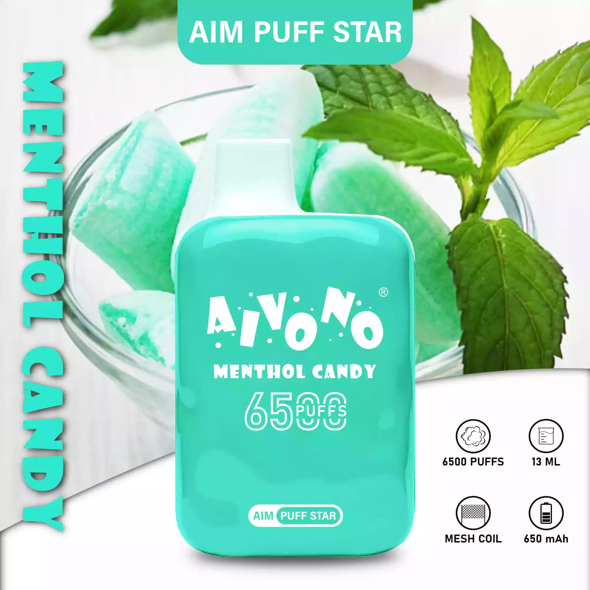 AIVONO AIM PUFFSTAR 6500 Puffs 0% 2% 5% Nicotine Disposable Vape Pen (8) (2) AIVONO AIM PUFFSTAR 6500 Puffs 0% 2% 5% Nicotine Disposable Vape Pen (8) (2)