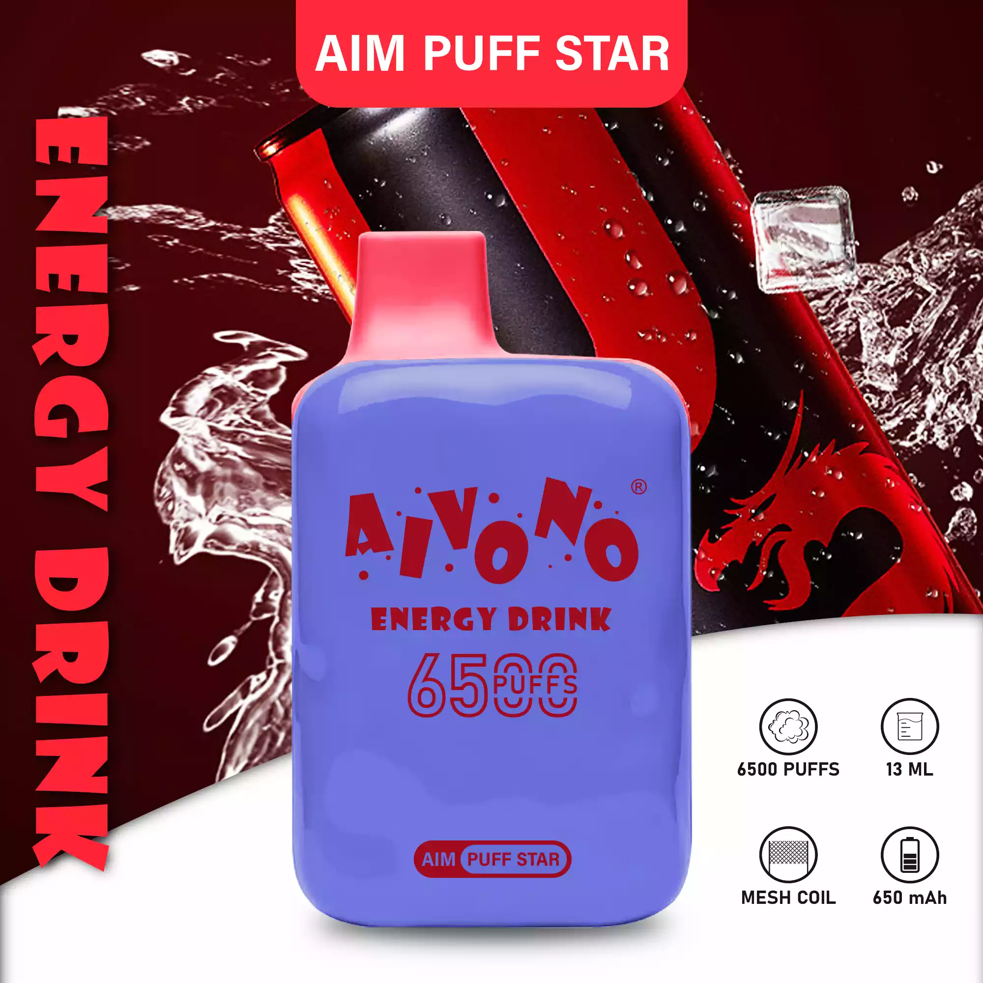 AIVONO AIM PUFFSTAR 6500 Puffs Your Best Wholesale Choice for Disposable Vapes (9) AIVONO AIM PUFFSTAR 6500 Puffs Your Best Wholesale Choice for Disposable Vapes (9)