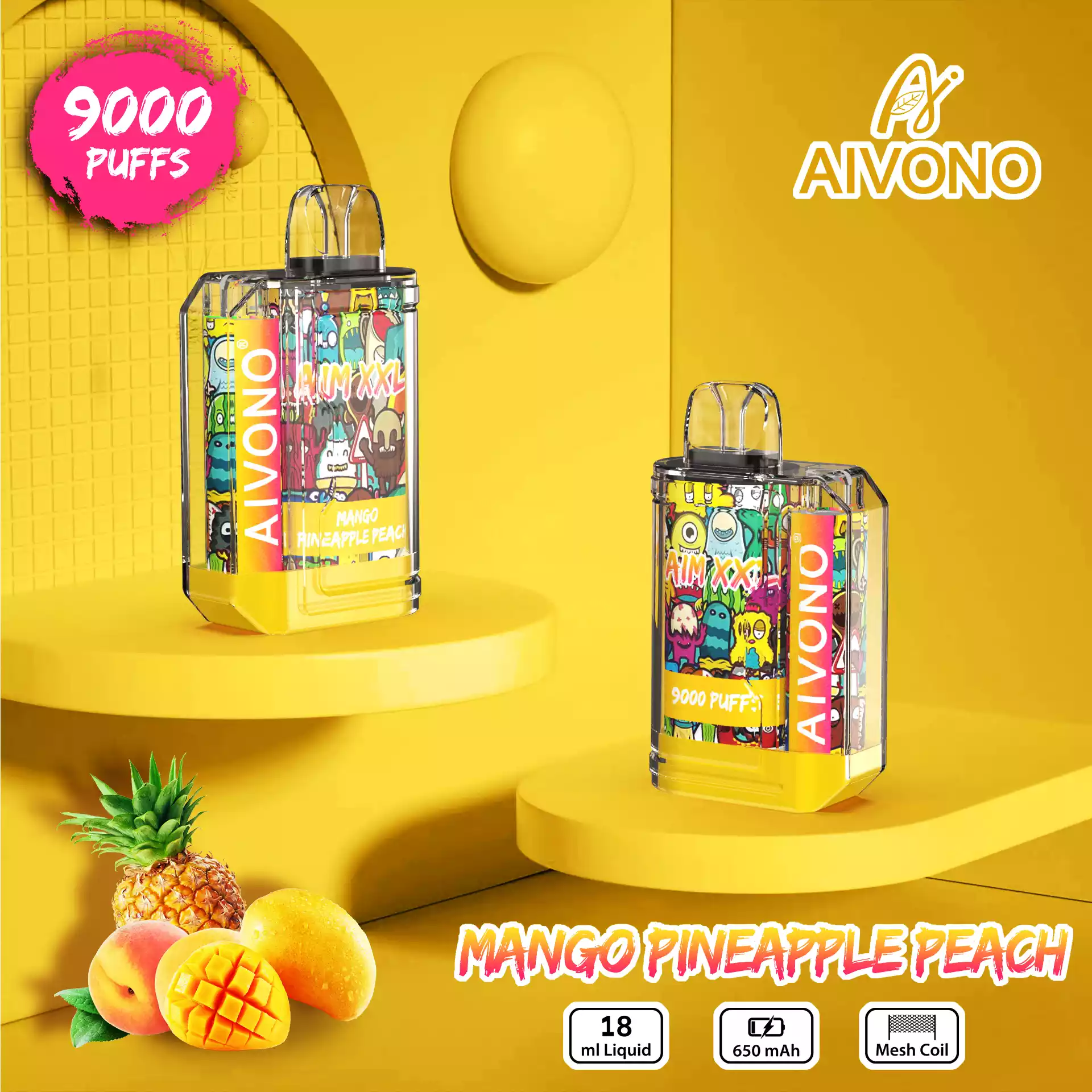 AIVONO AIM-XXL 9000 Puffs High-Quality Vape for Smoother Hits and More Flavor (3) AIVONO AIM-XXL 9000 Puffs High-Quality Vape for Smoother Hits and More Flavor (3)