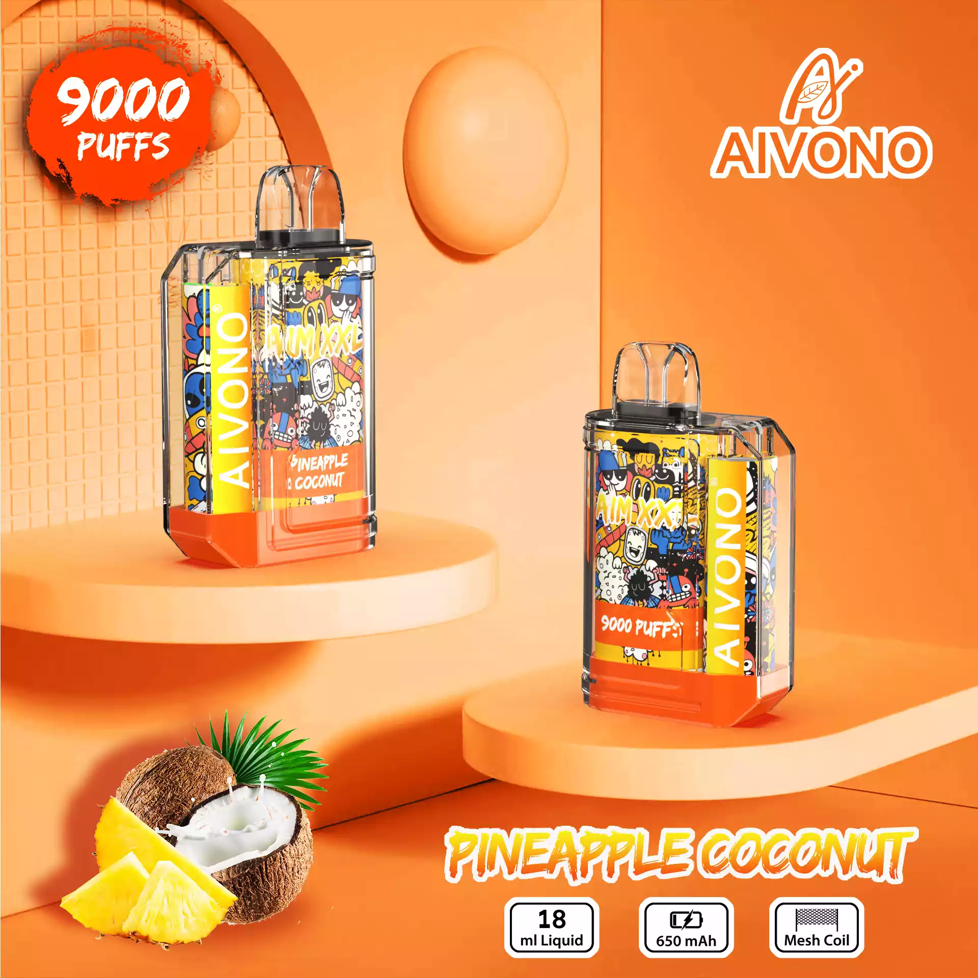 AIVONO AIM-XXL 9000 Puffs High-Quality Vape for Smoother Hits and More Flavor (6) AIVONO AIM-XXL 9000 Puffs High-Quality Vape for Smoother Hits and More Flavor (6)