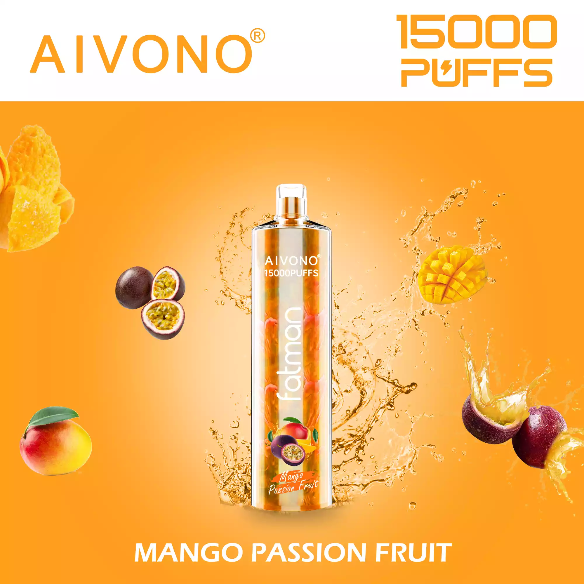 AIVONO FATMAN 15000 Puffs 0% 2% 3% 5% Nicotina Vape Pen desechable (10) AIVONO FATMAN 15000 Puffs 0% 2% 3% 5% Nicotina Vape Pen desechable (10)
