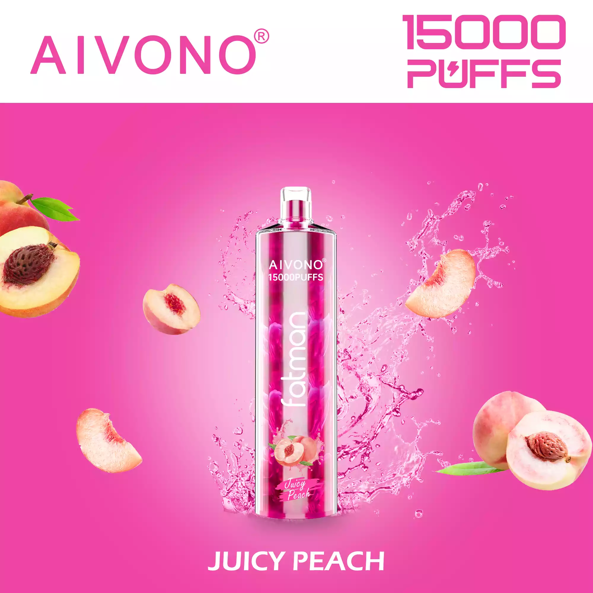 AIVONO FATMAN 15000 Puffs 0% 2% 3% 5% Nicotina Vape Pen desechable (8) AIVONO FATMAN 15000 Puffs 0% 2% 3% 5% Nicotina Vape Pen desechable (8)