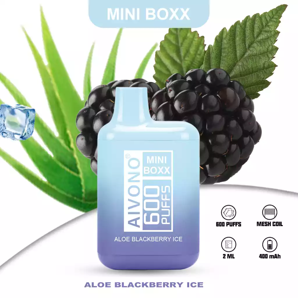 AIVONO MINI BOXX 600 Puffs 0% 2% 5% Nicotina Vape Pen desechable (1) AIVONO MINI BOXX 600 Puffs 0% 2% 5% Nicotina Vape Pen desechable (1)