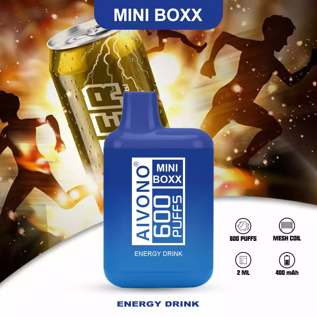 AIVONO MINI BOXX 600 Puffs 0% 2% 5% Nicotina Vape Pen desechable (8) AIVONO MINI BOXX 600 Puffs 0% 2% 5% Nicotina Vape Pen desechable (8)