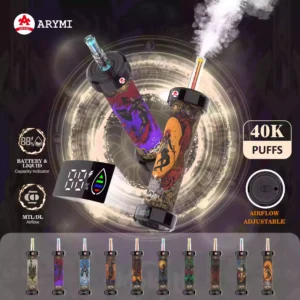 ARYMI Hookalit 40K Puffs – High-Capacity Disposable Vape with Digital Display & Mesh Coil