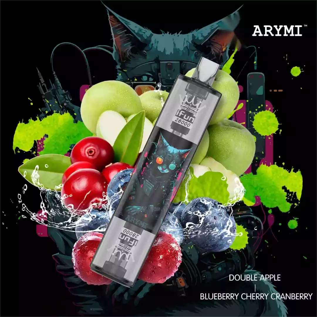 ARYMI Ifun 28000 Puffs Disposable Vape Pen with Dual Mesh Coils (3) ARYMI Ifun 28000 Puffs Disposable Vape Pen with Dual Mesh Coils (3)