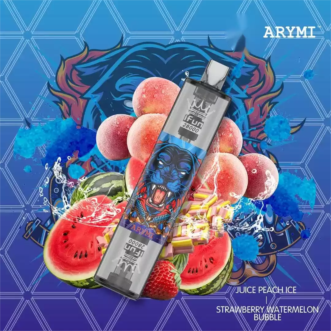 ARYMI Ifun 28000 Puffs Disposable Vape Pen with Dual Mesh Coils (4) ARYMI Ifun 28000 Puffs Disposable Vape Pen with Dual Mesh Coils (4)