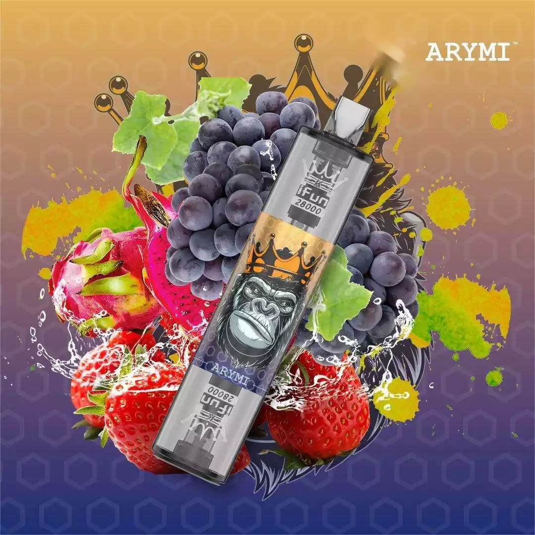 ARYMI Ifun 28000 Puffs Disposable Vape Pen with Dual Mesh Coils (5) ARYMI Ifun 28000 Puffs Disposable Vape Pen with Dual Mesh Coils (5)