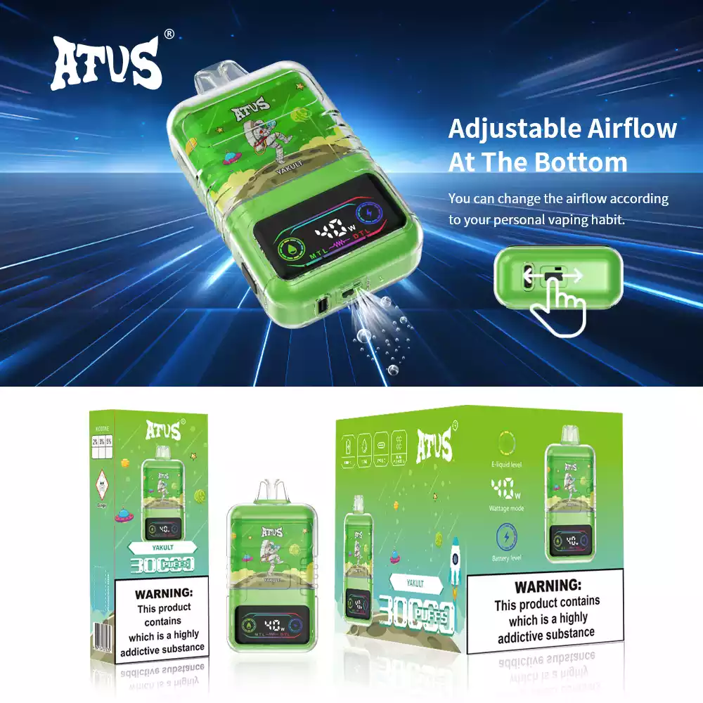 ATVS 30000 Puffs 2% 5% Nicotine New LED Display Vape Electronic Cigarette Pod (14) ATVS 30000 Puffs 2% 5% Nicotine New LED Display Vape Electronic Cigarette Pod (14)