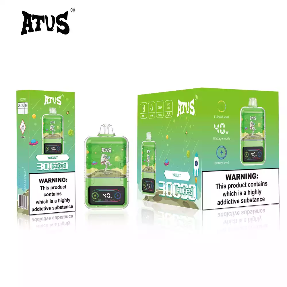 ATVS 30000 Puffs 2% 5% Nicotine New LED Display Vape Electronic Cigarette Pod (9) ATVS 30000 Puffs 2% 5% Nicotine New LED Display Vape Electronic Cigarette Pod (9)