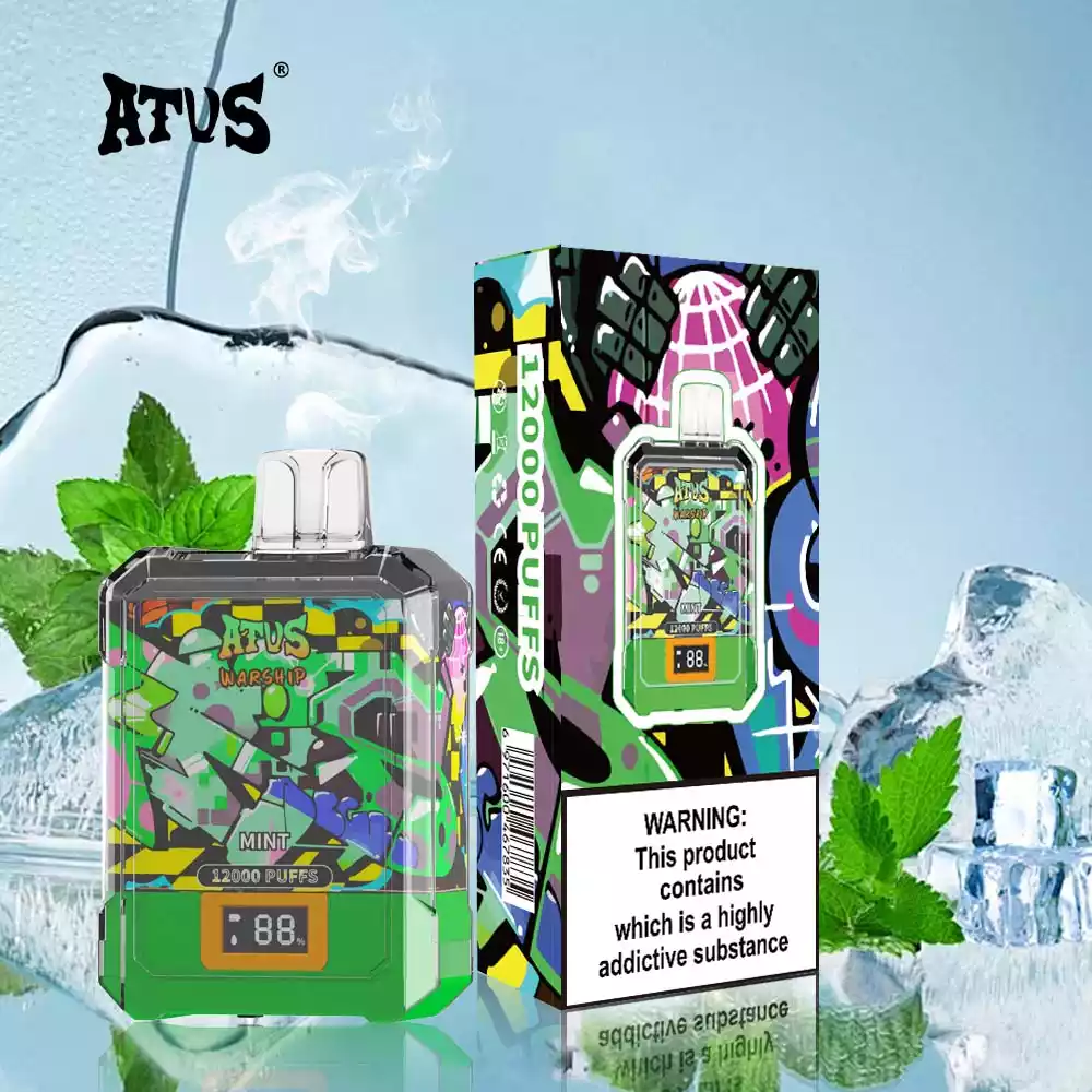 ATVS Disposable 12000 Puffs 2% 5% Nicotine New LED Display Vape Electronic Cigarette Pod (10) ATVS Disposable 12000 Puffs 2% 5% Nicotine New LED Display Vape Electronic Cigarette Pod (10)
