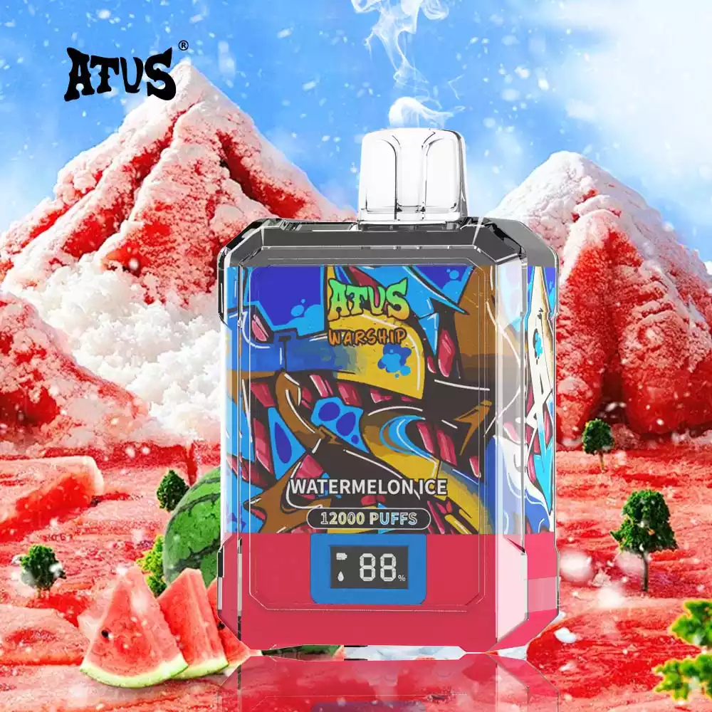 ATVS Disposable 12000 Puffs 2% 5% Nicotine New LED Display Vape Electronic Cigarette Pod (11) ATVS Disposable 12000 Puffs 2% 5% Nicotine New LED Display Vape Electronic Cigarette Pod (11)