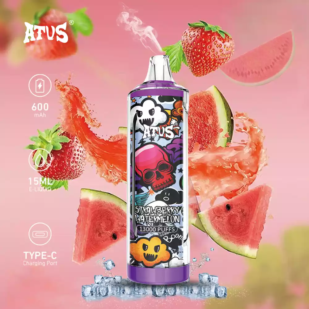 ATVS Disposable 13000 Puffs 2% 5% Nicotine New LED Display Vape Electronic Cigarette Pod (1) ATVS Disposable 13000 Puffs 2% 5% Nicotine New LED Display Vape Electronic Cigarette Pod (1)