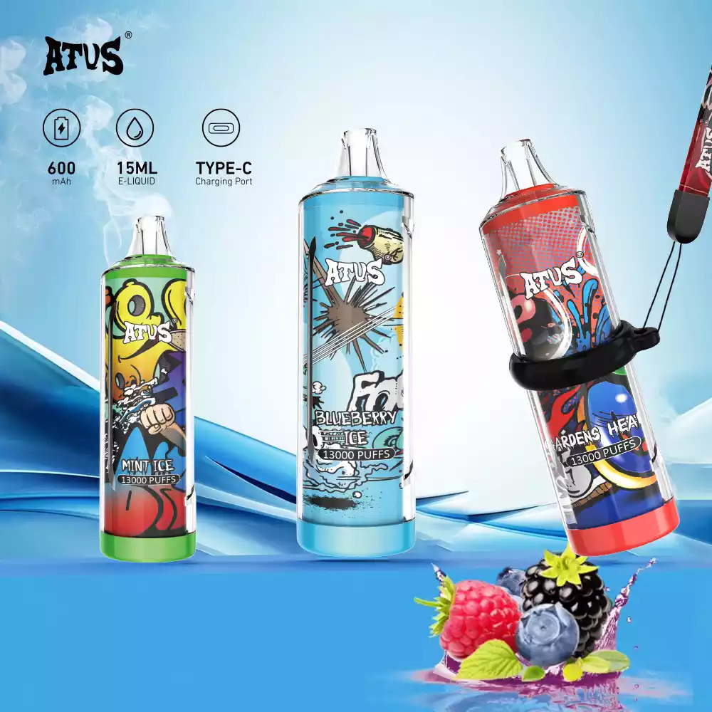 ATVS Disposable 13000 Puffs 2% 5% Nicotine New LED Display Vape Electronic Cigarette Pod (29) ATVS Disposable 13000 Puffs 2% 5% Nicotine New LED Display Vape Electronic Cigarette Pod (29)