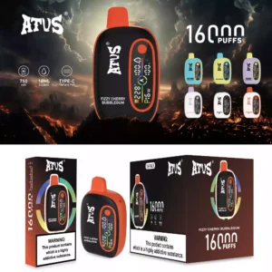 ATVS Disposable 16000 Puffs 2% 5% Nicotine New LED Display Vape Electronic Cigarette Pod