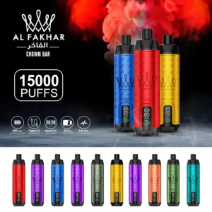 AUPO F18 SALFAKHAR 15000 Puffs0.5% Nicotine Disposable Vape With 22ml Prefilled Liquid and Mesh Coil