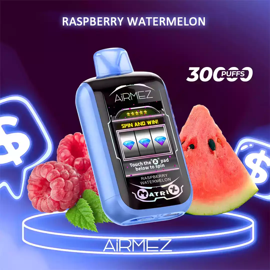 Airmez Matrix Pro 30000 Puffs Dual Mesh Box Disposable Vape with LED Display (10) Airmez Matrix Pro 30000 Puffs Dual Mesh Box Disposable Vape with LED Display (10)