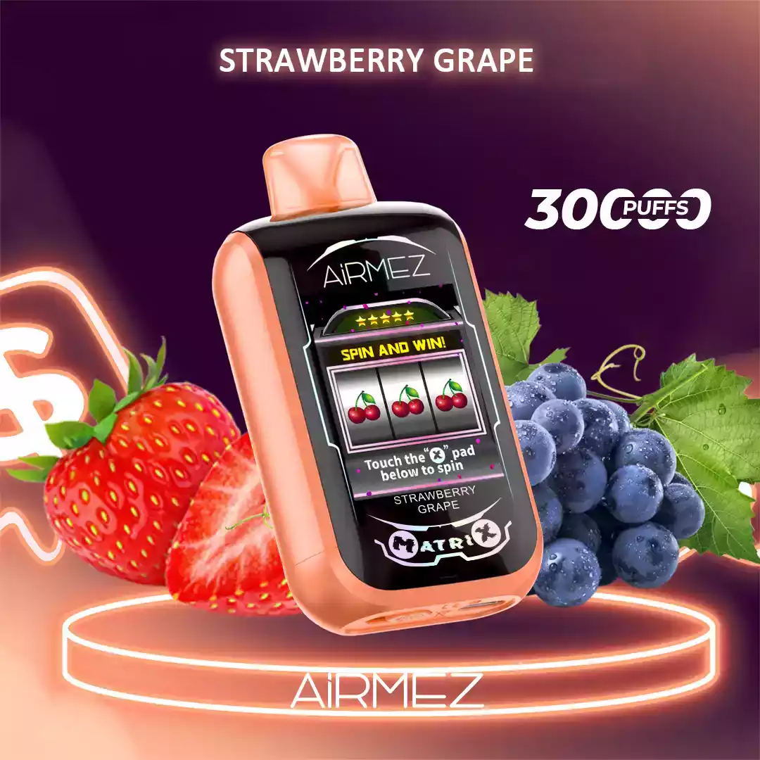 Airmez Matrix Pro 30000 Puffs Dual Mesh Box Disposable Vape with LED Display (12) Airmez Matrix Pro 30000 Puffs Dual Mesh Box Disposable Vape with LED Display (12)