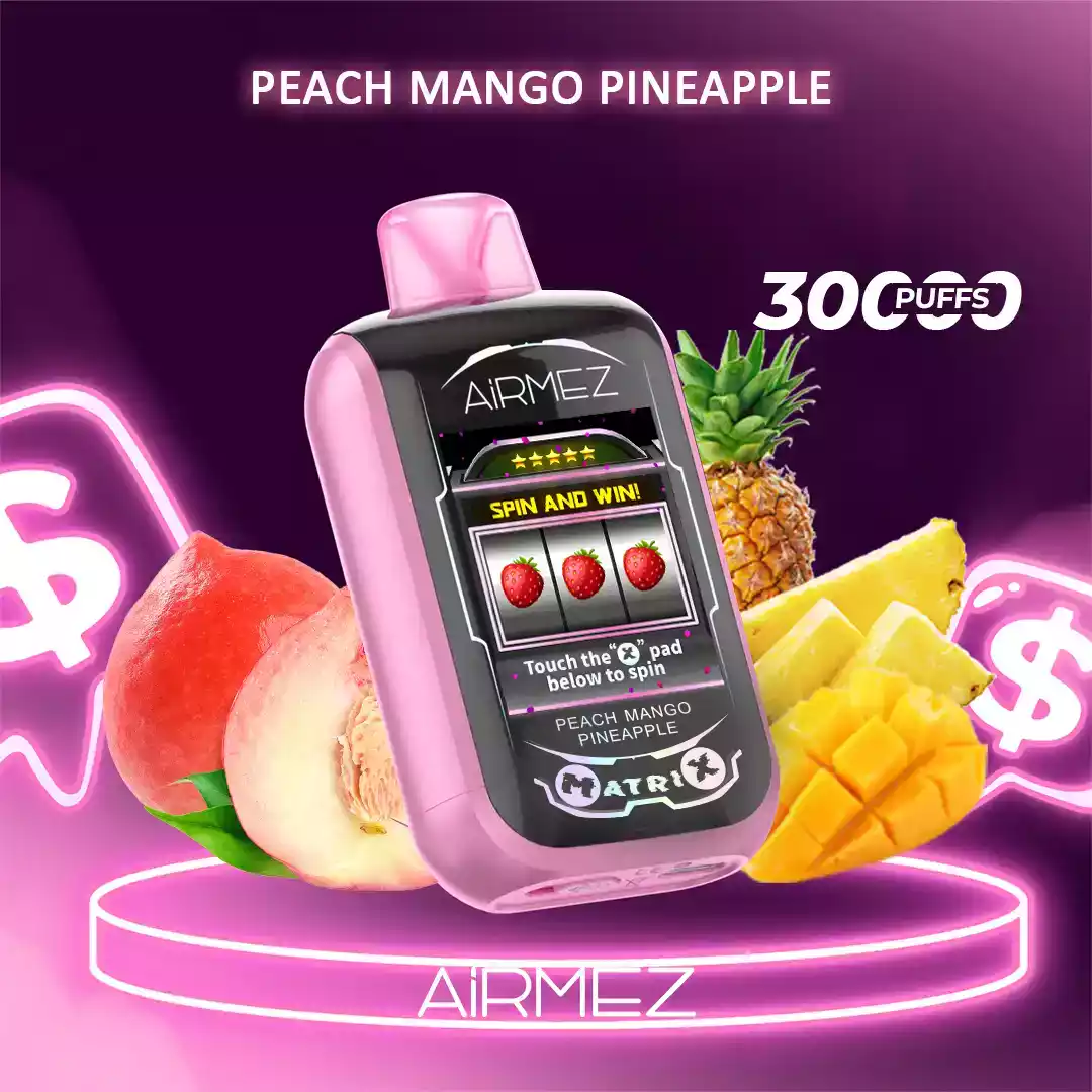 Airmez Matrix Pro 30000 Puffs Dual Mesh Box Disposable Vape with LED Display (9) Airmez Matrix Pro 30000 Puffs Dual Mesh Box Disposable Vape with LED Display (9)