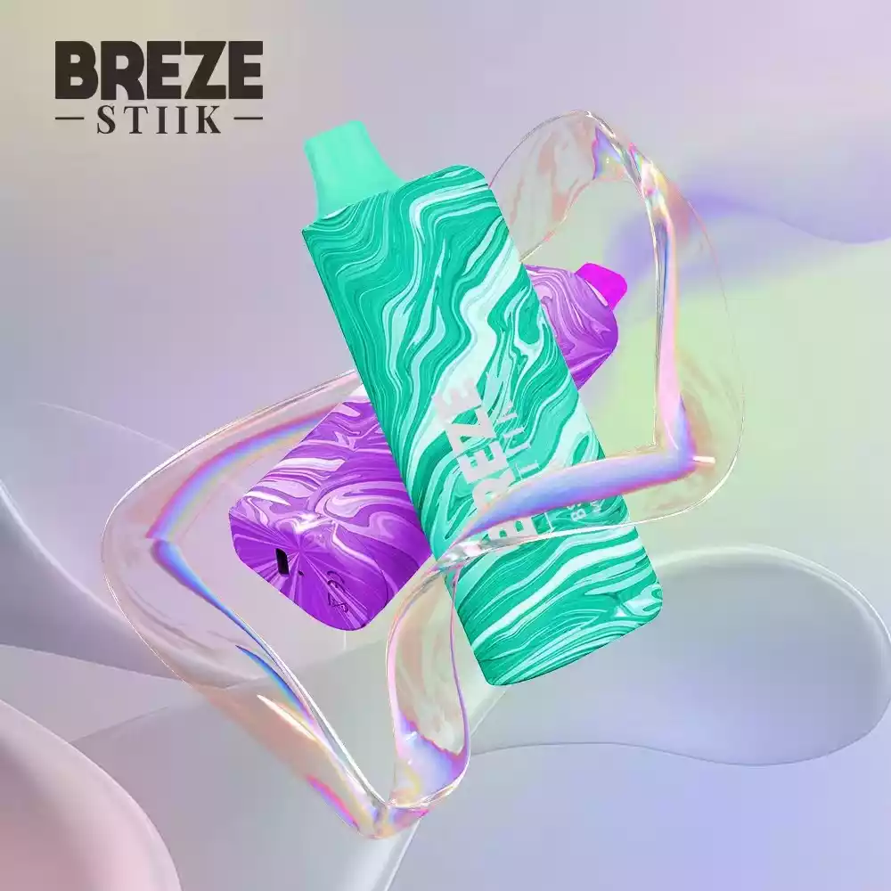 BREZE STIIK 8500 Puffs Single-Use E-Cigarette 2% 5% Nicotine Large E-Liquid Capacity for (4) BREZE STIIK 8500 Puffs Single-Use E-Cigarette 2% 5% Nicotine Large E-Liquid Capacity for (4)