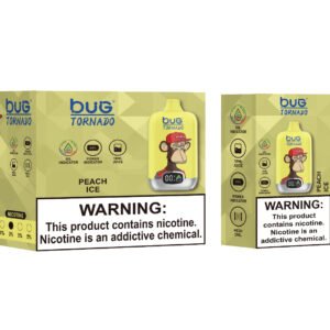 BUG-01-Monkey 12000 Puffs Disposable Vape with Mesh Coil and Type-C Charging