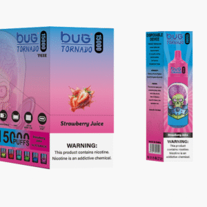 BUG-02 With Screen 115000 Puffs Disposable Vape with Mesh Coil, Type-C Charging, and LED Display