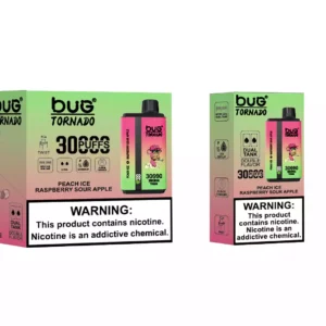 BUG-06 Double Flavor 30000 Puffs Disposable Vape with Mesh Coil and Type-C Charging