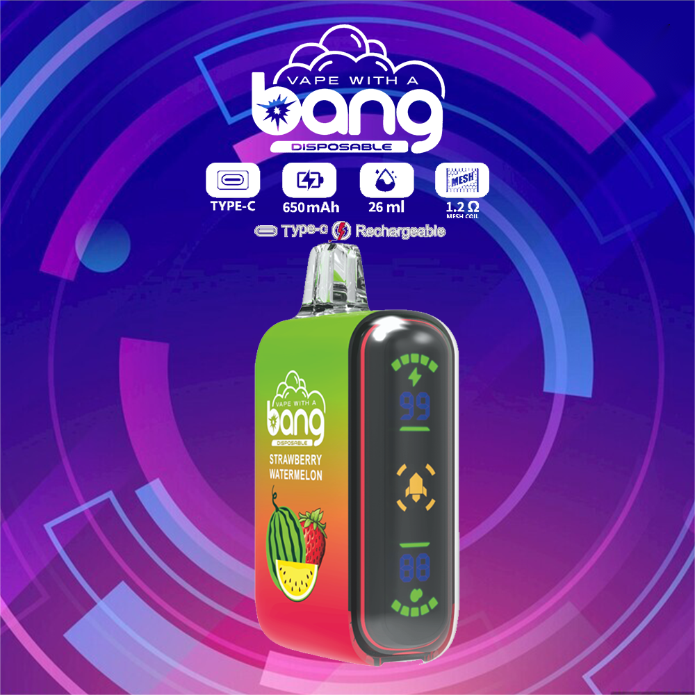 Bang 18000 Puffs 0% 2% 3% 5% Nicotine Double Taste LCD Display Disposable Vape (2) Bang 18000 Puffs 0% 2% 3% 5% Nicotine Double Taste LCD Display Disposable Vape (2)
