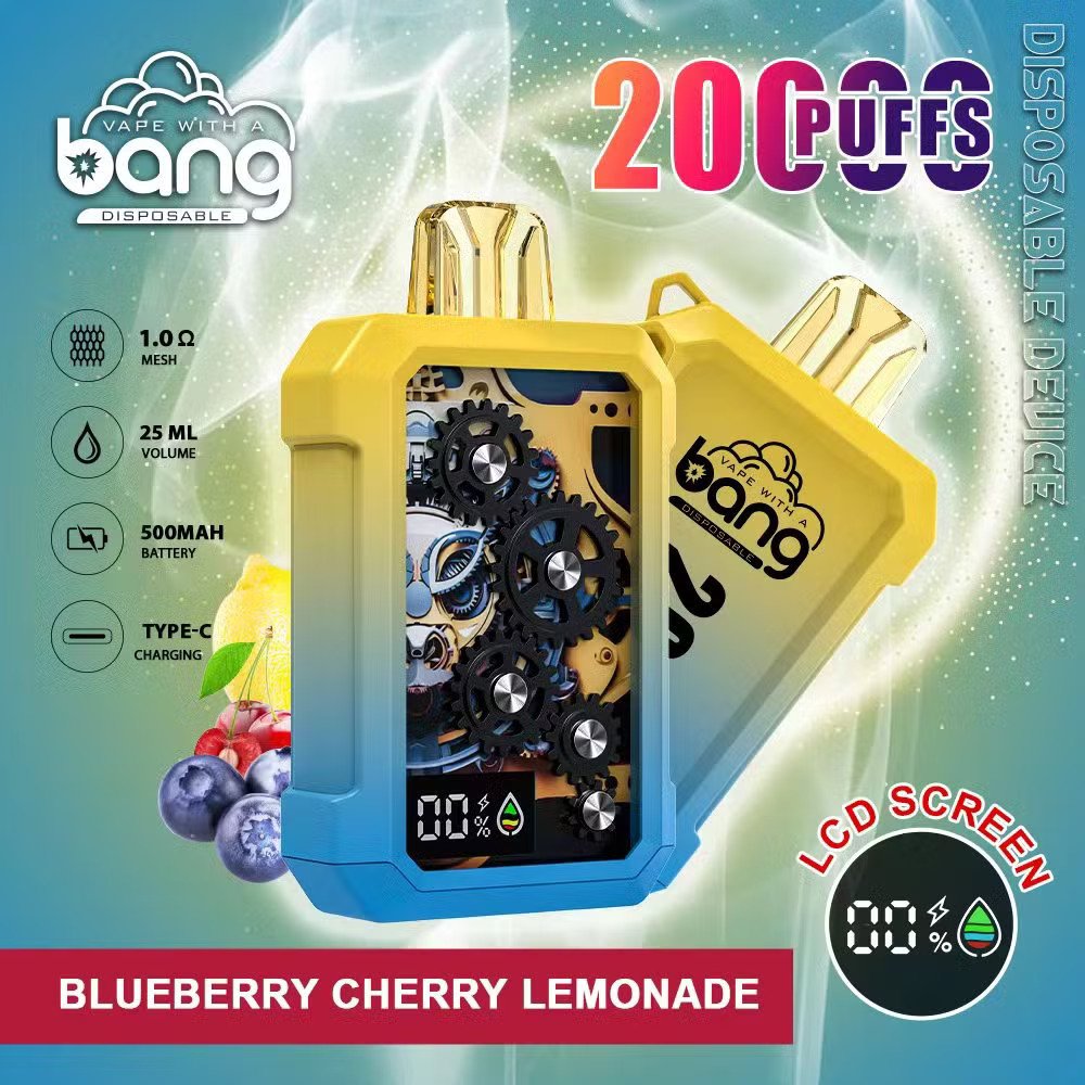 Bang 20000 Puffs Gear Disposable Vape with 25ml Prefilled Liquid and Mesh Coil 0% 2% 3% 5% Nicotine (1) Bang 20000 Puffs Gear Disposable Vape with 25ml Prefilled Liquid and Mesh Coil 0% 2% 3% 5% Nicotine (1)