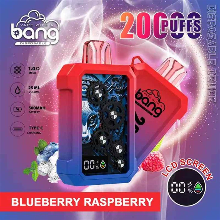 Bang 20000 Puffs Gear Disposable Vape with 25ml Prefilled Liquid and Mesh Coil 0% 2% 3% 5% Nicotine (1) Bang 20000 Puffs Gear Disposable Vape with 25ml Prefilled Liquid and Mesh Coil 0% 2% 3% 5% Nicotine (1)