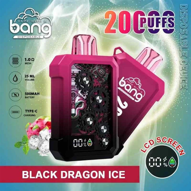 Bang 20000 Puffs Gear Disposable Vape with 25ml Prefilled Liquid and Mesh Coil 0% 2% 3% 5% Nicotine (2) Bang 20000 Puffs Gear Disposable Vape with 25ml Prefilled Liquid and Mesh Coil 0% 2% 3% 5% Nicotine (2)