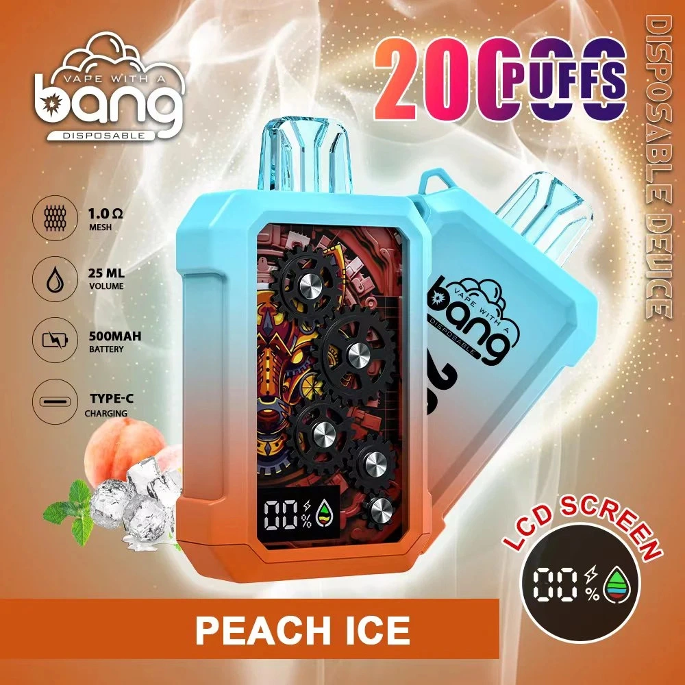 Bang 20000 Puffs Gear Disposable Vape with 25ml Prefilled Liquid and Mesh Coil 0% 2% 3% 5% Nicotine (3) Bang 20000 Puffs Gear Disposable Vape with 25ml Prefilled Liquid and Mesh Coil 0% 2% 3% 5% Nicotine (3)