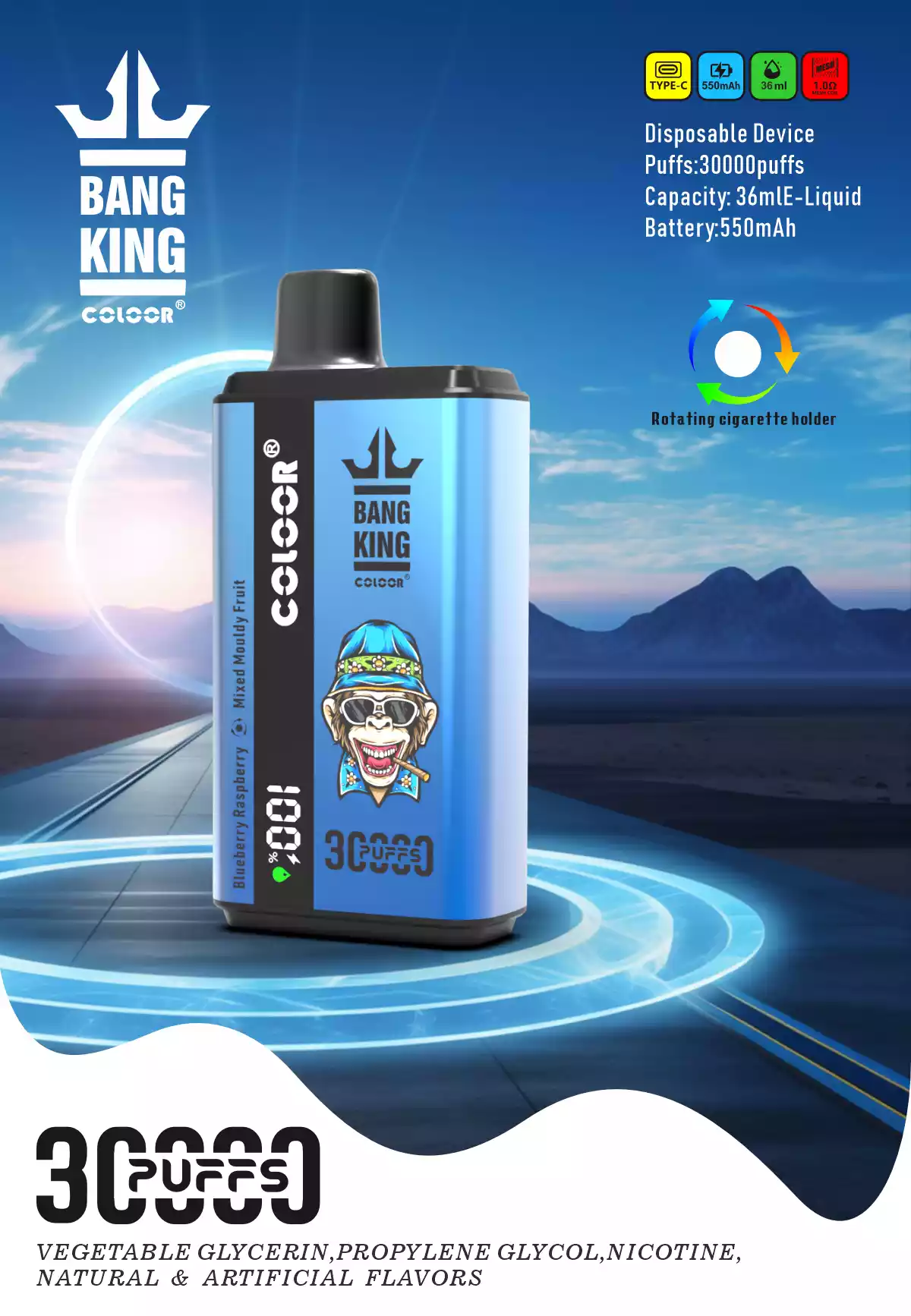 Bang 30000 Puffs 0% 2% 3% 5% Nicotine New LED Display Vape Electronic Cigarette Pod (1) Bang 30000 Puffs 0% 2% 3% 5% Nicotine New LED Display Vape Electronic Cigarette Pod (1)