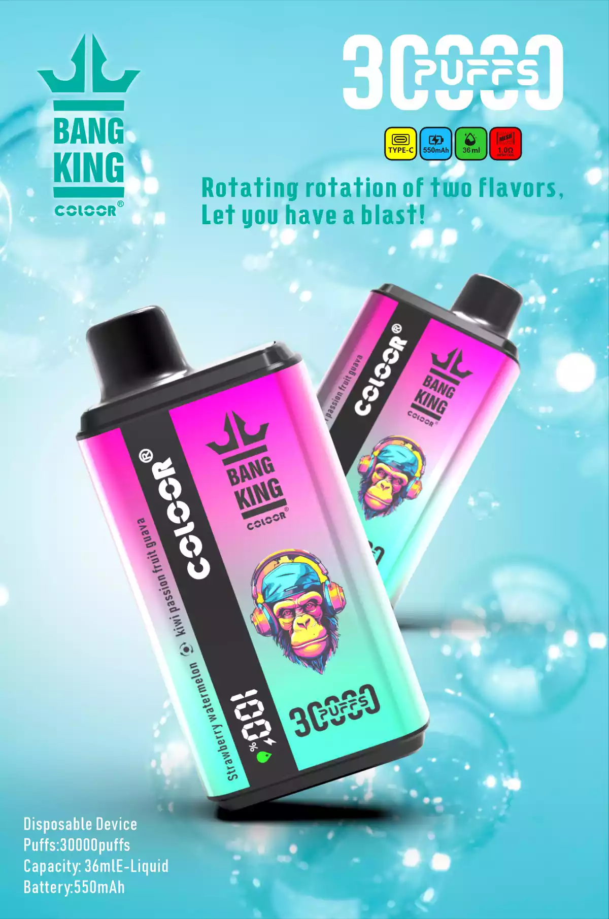 Bang 30000 Puffs 0% 2% 3% 5% Nicotine New LED Display Vape Electronic Cigarette Pod (4) Bang 30000 Puffs 0% 2% 3% 5% Nicotine New LED Display Vape Electronic Cigarette Pod (4)