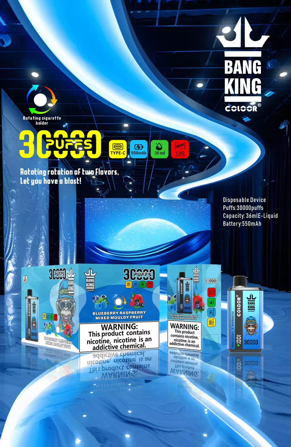 Bang 30000 Puffs 0% 2% 3% 5% Nicotine New LED Display Vape Electronic Cigarette Pod (9) Bang 30000 Puffs 0% 2% 3% 5% Nicotine New LED Display Vape Electronic Cigarette Pod (9)