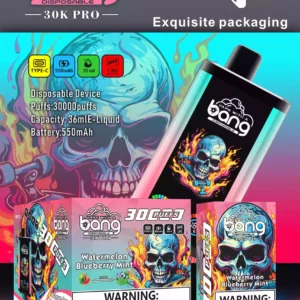 Bang 30000 Puffs Single-Use Vape Akku & LED-Anzeige für ultimative Vaping