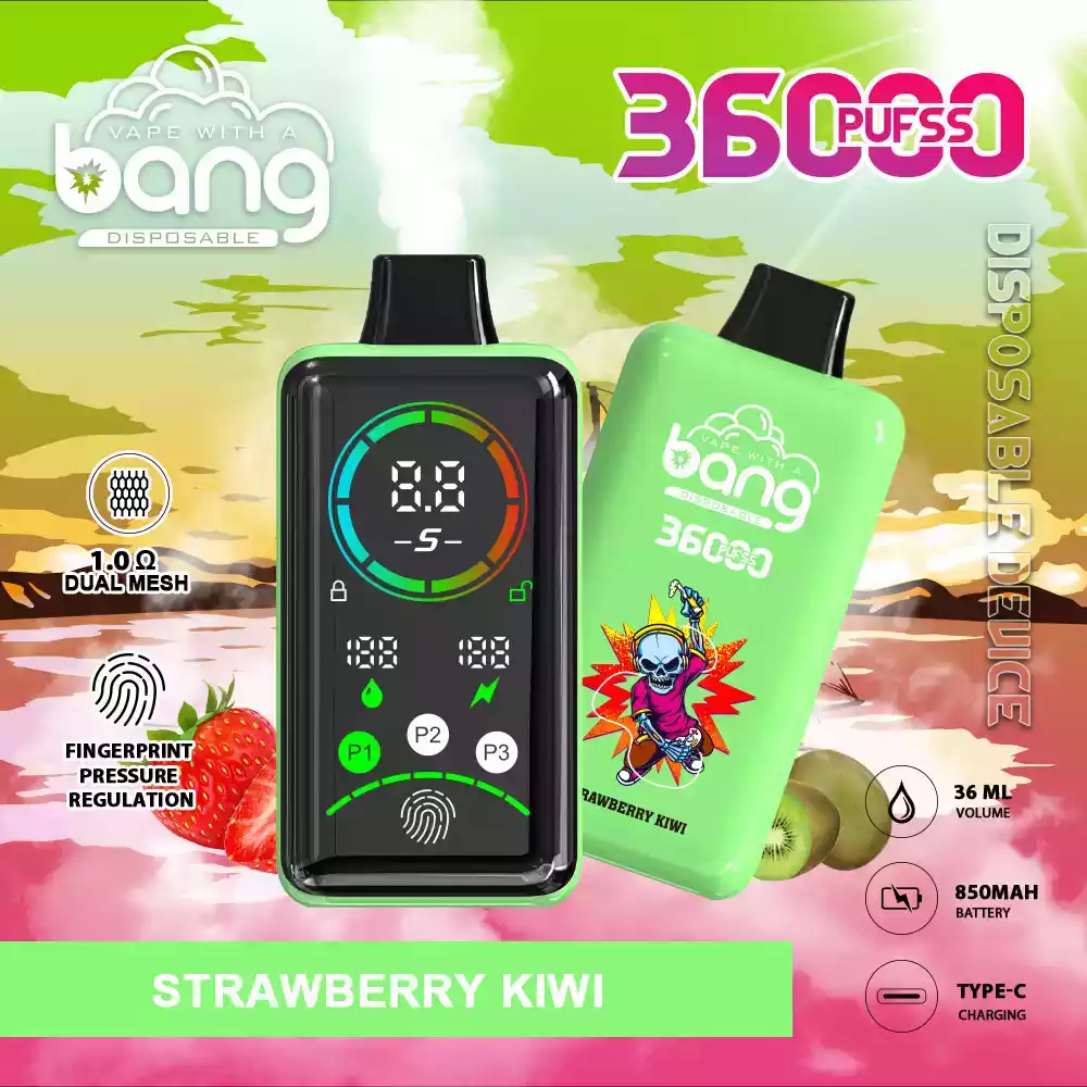 Bang 36000 Puffs One-Time-Use Vape High-Capacity Battery & LED Display for Smooth Vapor (3) Bang 36000 Puffs One-Time-Use Vape High-Capacity Battery & LED Display for Smooth Vapor (3)