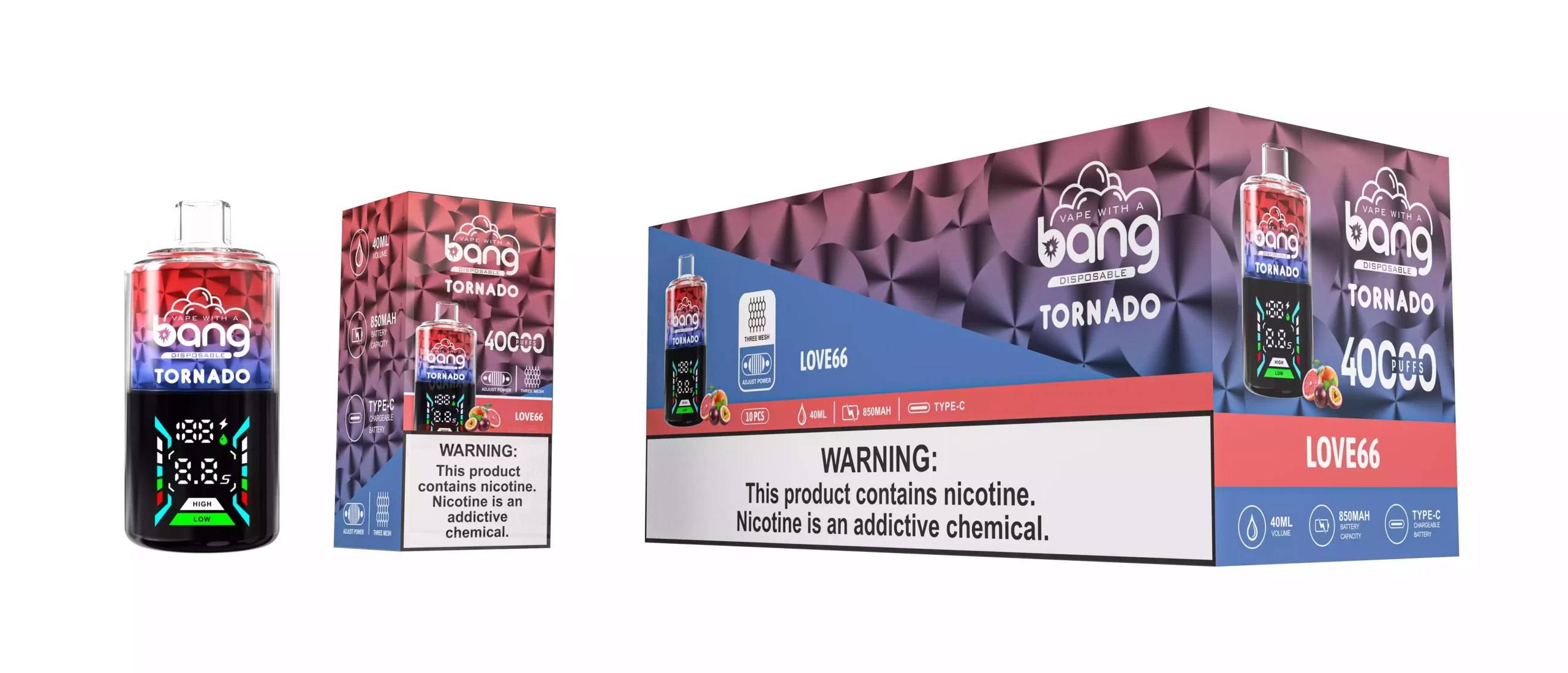 Bang 40000 Puffs One-Time-Use Vape High-Capacity Battery & LED Display for Smooth Vapor (12) Bang 40000 Puffs One-Time-Use Vape High-Capacity Battery & LED Display for Smooth Vapor (12)