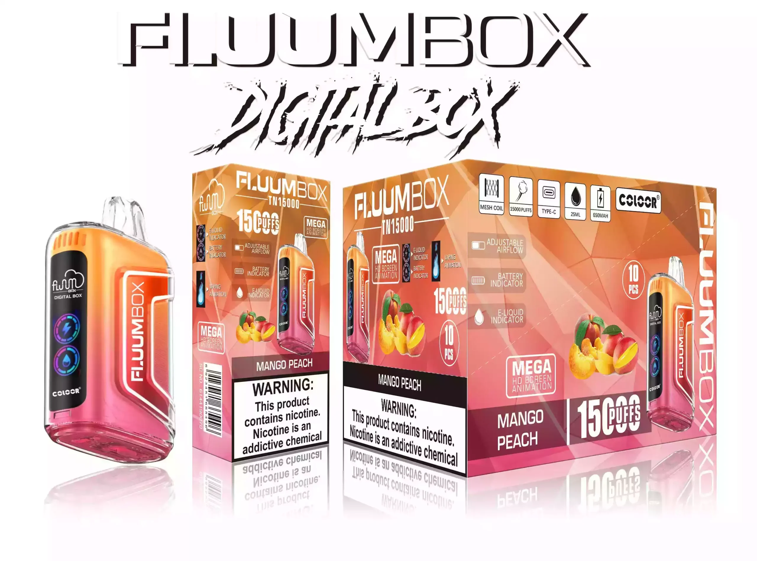 Bang FLUUM BOX 15000 Puffs Latest Original Disposable Vape Pen (11) Bang FLUUM BOX 15000 Puffs Latest Original Disposable Vape Pen (11)
