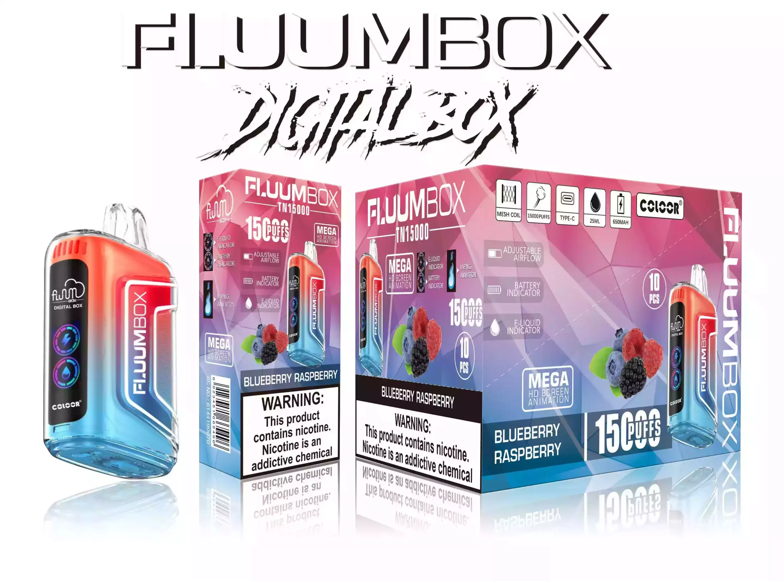 Bang FLUUM BOX 15000 Puffs Latest Original Disposable Vape Pen (16) Bang FLUUM BOX 15000 Puffs Latest Original Disposable Vape Pen (16)