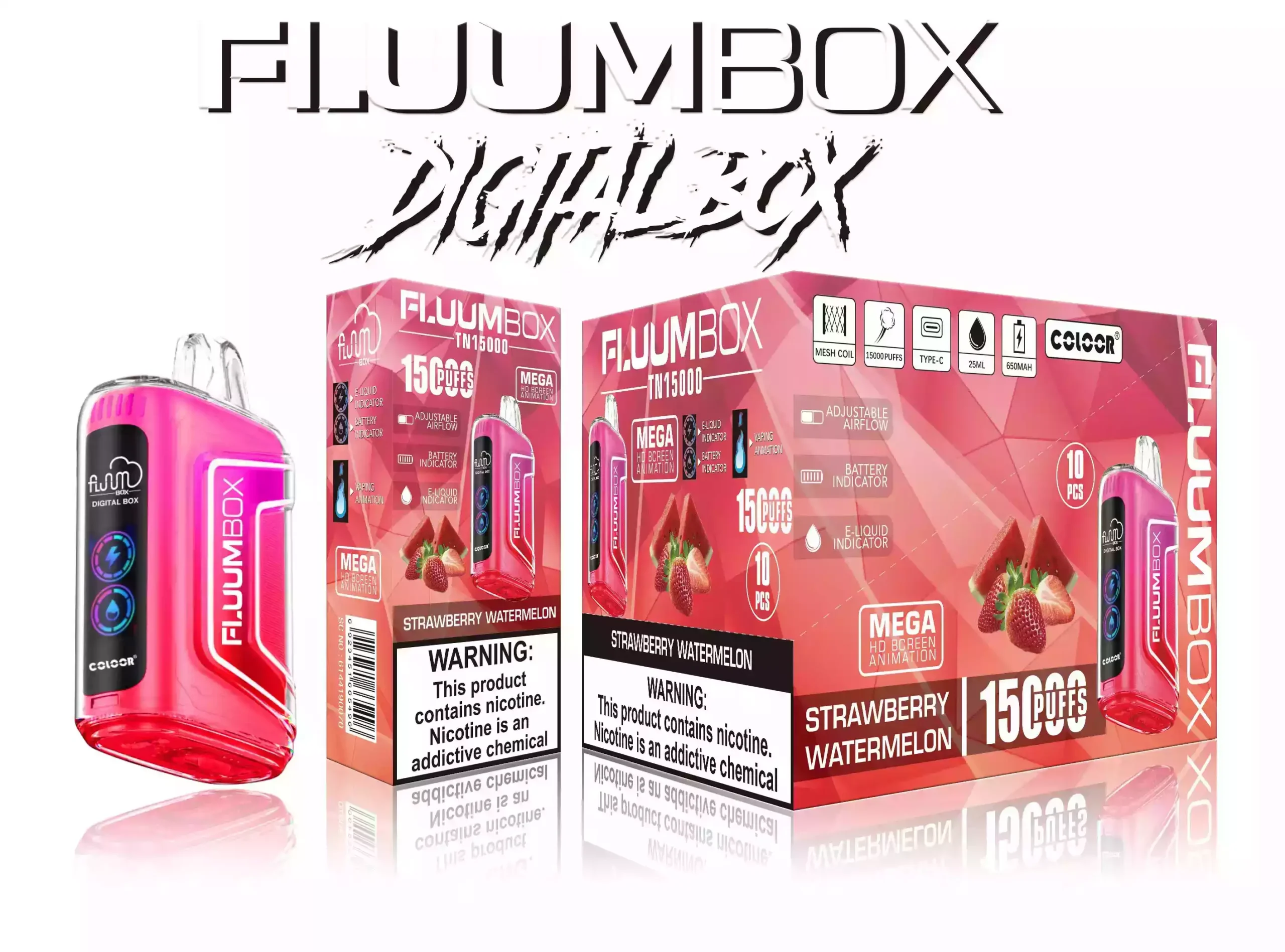 Bang FLUUM BOX 15000 Puffs Latest Original Disposable Vape Pen (20) Bang FLUUM BOX 15000 Puffs Latest Original Disposable Vape Pen (20)