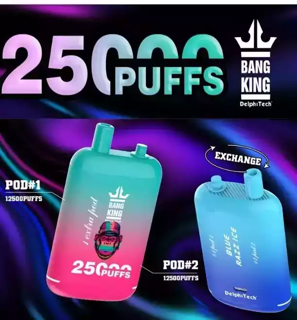 Bang KING 25000 Puffs Disposable Vape with Mesh Coil and 46ml E-Liquid (8) Bang KING 25000 Puffs Disposable Vape with Mesh Coil and 46ml E-Liquid (8)