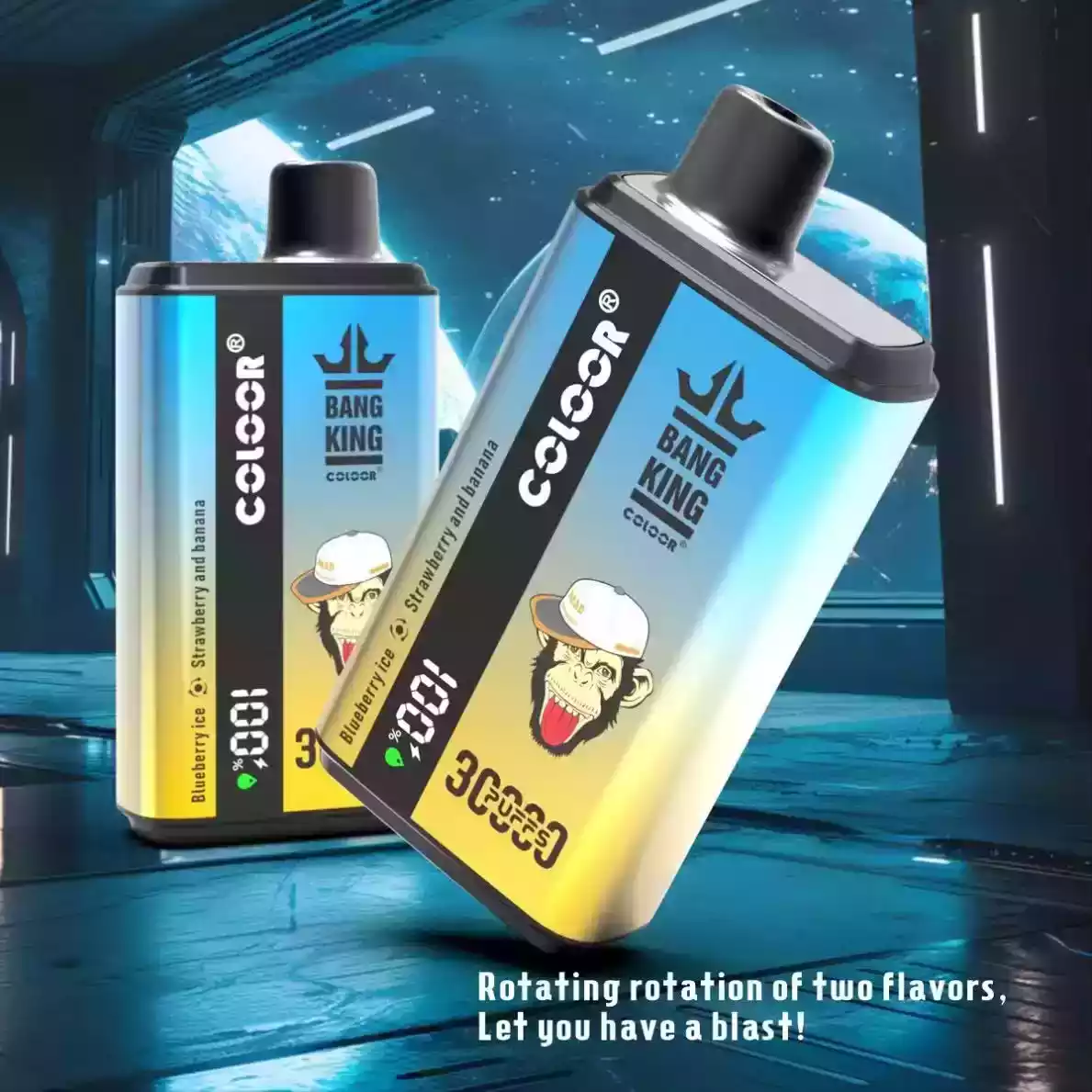 Bang King 30000 Puffs 0% 2% 3% 5% Nicotina Pantalla LCD Vape desechable (5) Bang King 30000 Puffs 0% 2% 3% 5% Nicotina Pantalla LCD Vape desechable (5)