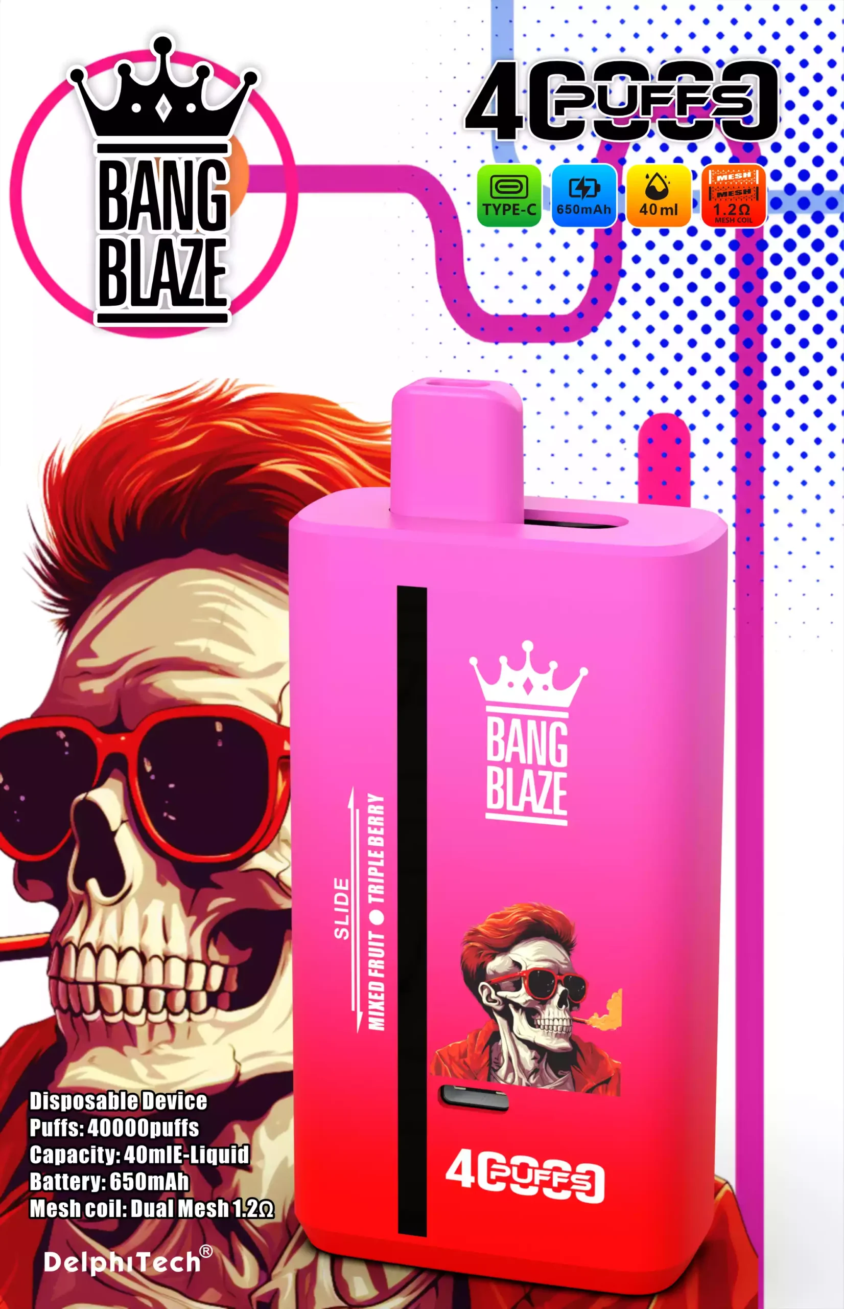 Bang LAZE40k 12FLAVORS BK40S 0% 2% 3% 5% Nicotine Latest Original Disposable Vape Pen (6) Bang LAZE40k 12FLAVORS BK40S 0% 2% 3% 5% Nicotine Latest Original Disposable Vape Pen (6)