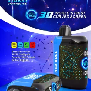 Bang STARRY 25000 Puffs Hochwertiger Einweg-Vape mit 28ml E-Liquid und Mesh Coil