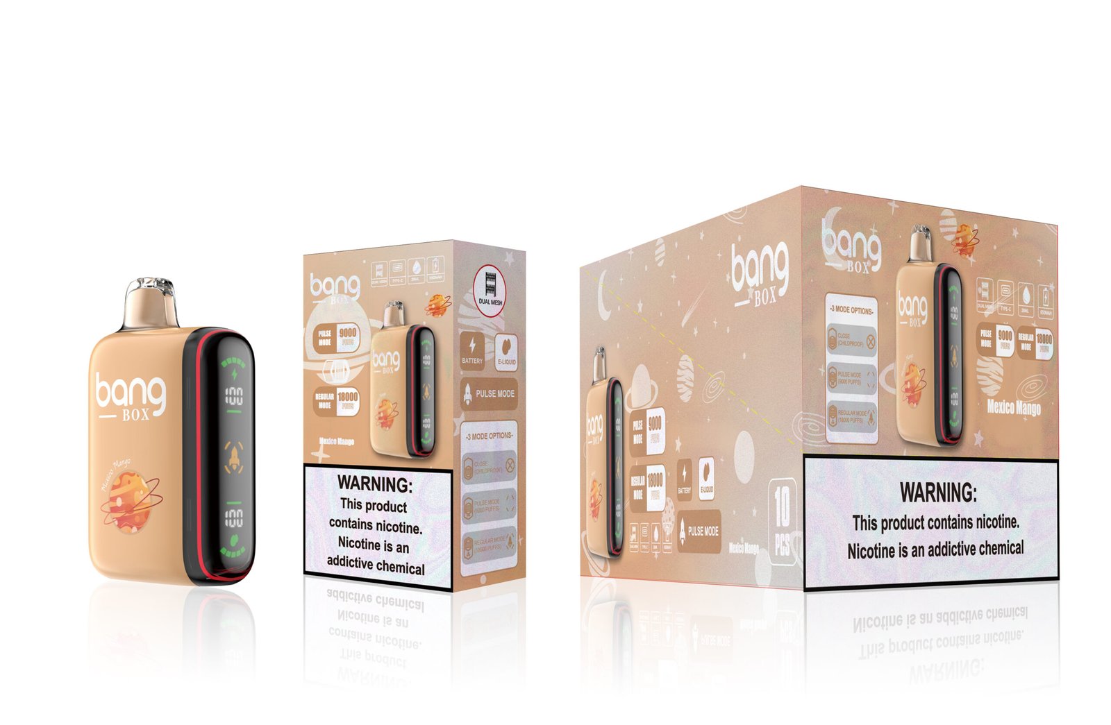 BangBOX 9000-18000 Puffs Disposable Vape with 28ml Prefilled Liquid and Mesh Coil Featuring (14) BangBOX 9000-18000 Puffs Disposable Vape with 28ml Prefilled Liquid and Mesh Coil Featuring (14)