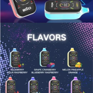 Bood Pulse Pro 50K Puffs Disposable Vape with Mesh Coil and LCD Display