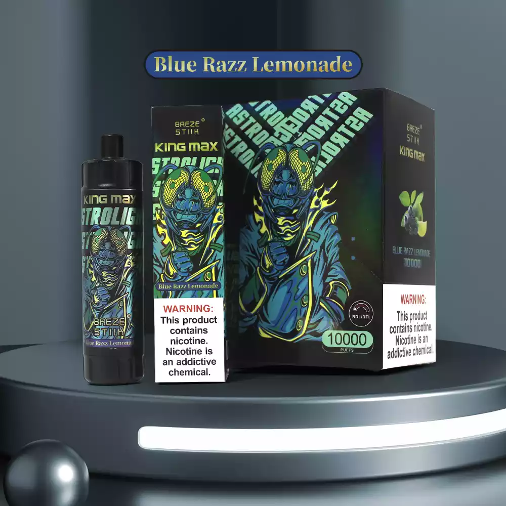 Breze Stiik King Max 10000 Puffs Vape Monouso 0%1 % Nicotina Ajustable (4) Breze Stiik King Max 10000 Puffs Vape Monouso 0%1 % Nicotina Ajustable (4)