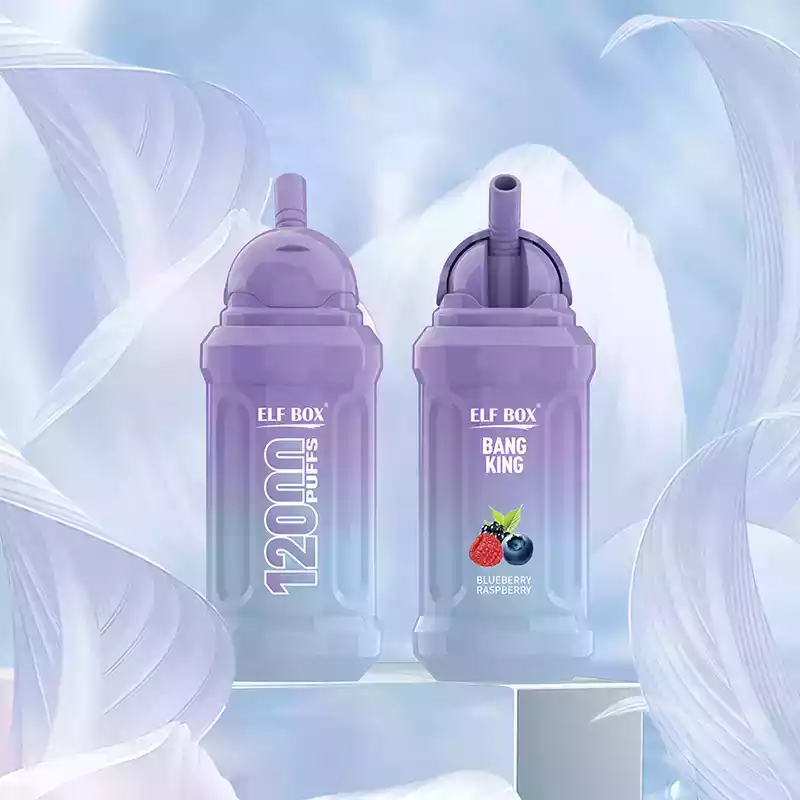 ELF BOX BK12000 Puffs Vape 0%, 2%, 3%, and 5%, Nicotine Long-Lasting & Multiple Flavor Selections (6) ELF BOX BK12000 Puffs Vape 0%, 2%, 3%, and 5%, Nicotine Long-Lasting & Multiple Flavor Selections (6)