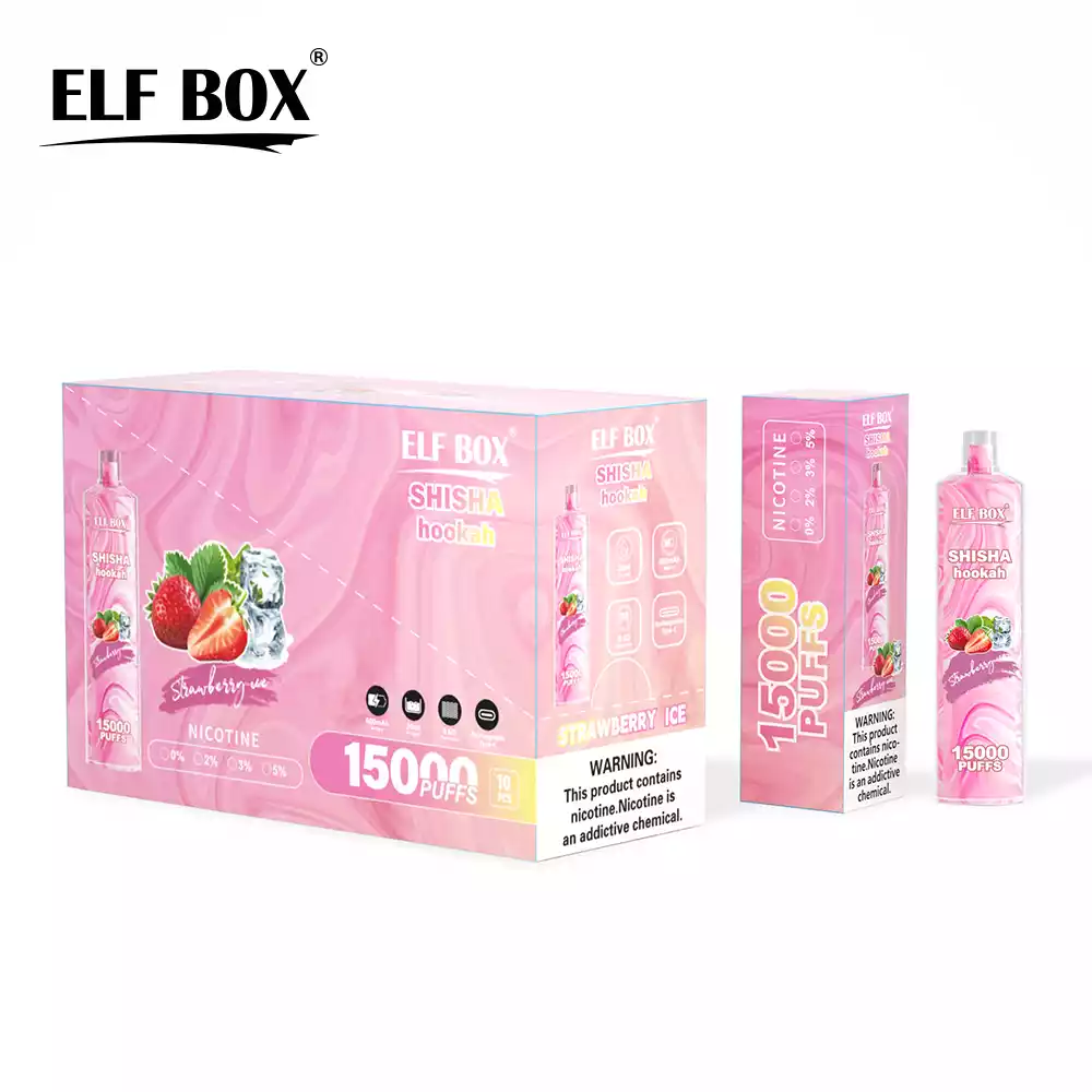 ELF BOX LS15000 Puffs 0% 2% 5% Nicotina Vape desechable de alta capacidad (1) ELF BOX LS15000 Puffs 0% 2% 5% Nicotina Vape desechable de alta capacidad (1)